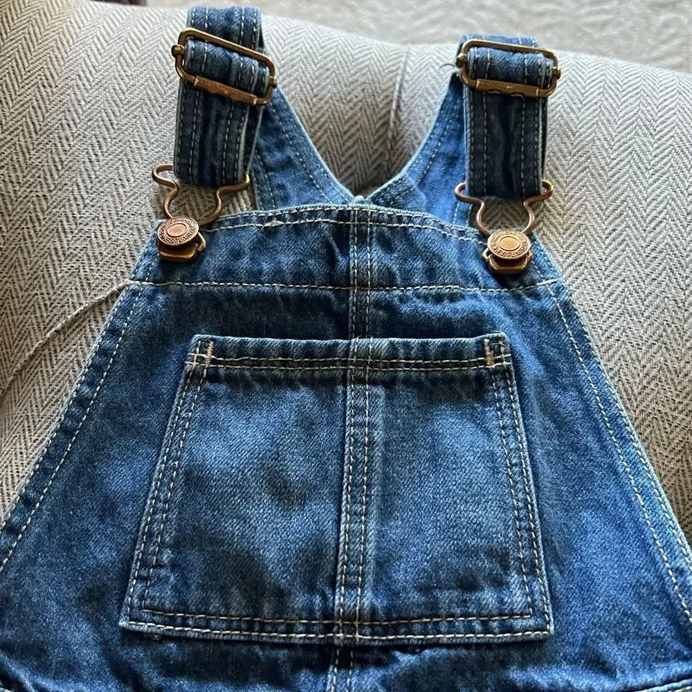 Baby Gap denim skirt overalls Size 2 Years